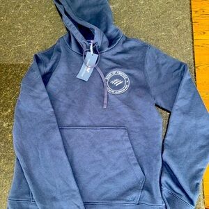 Vineyard Vines Long Sleeve Hoodie Men's S Blue Sown Graphic